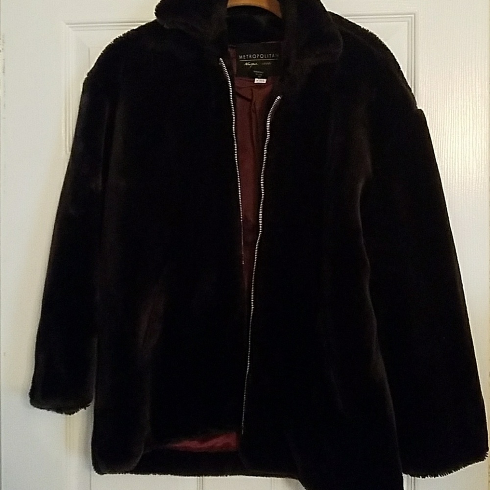 Faux fur jacket